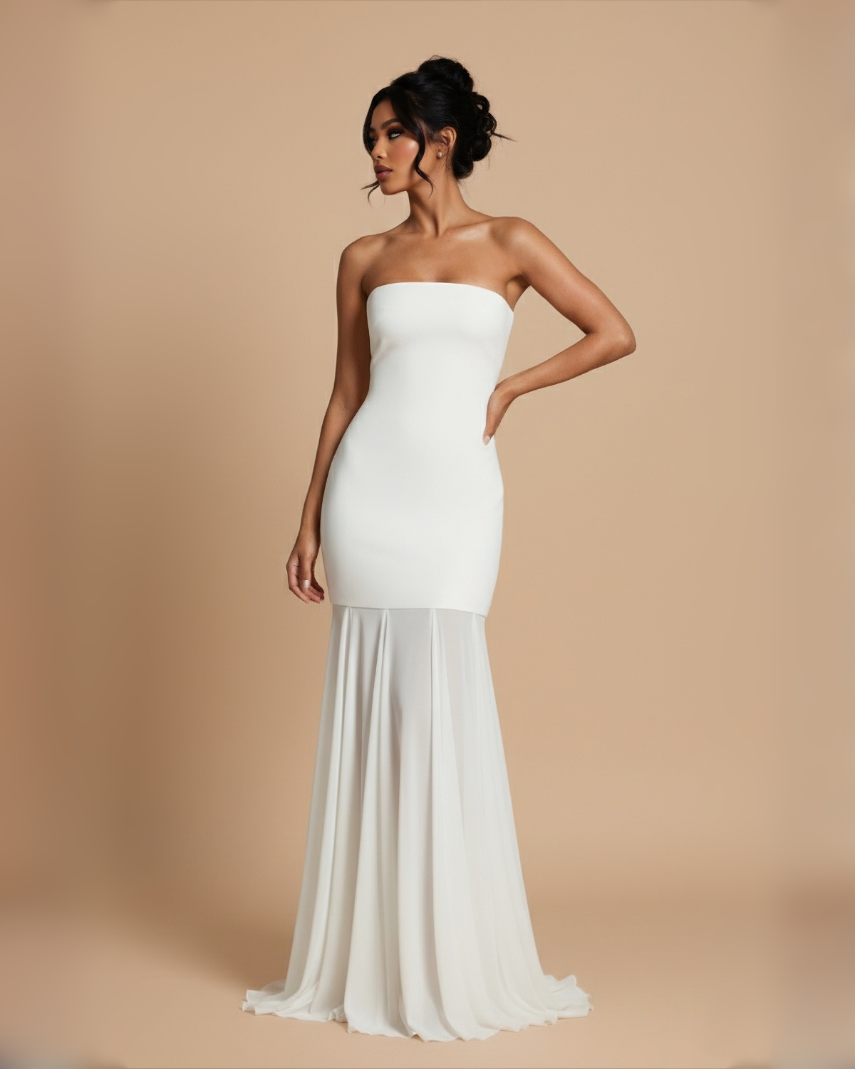 The Danya Maxi Dress - White