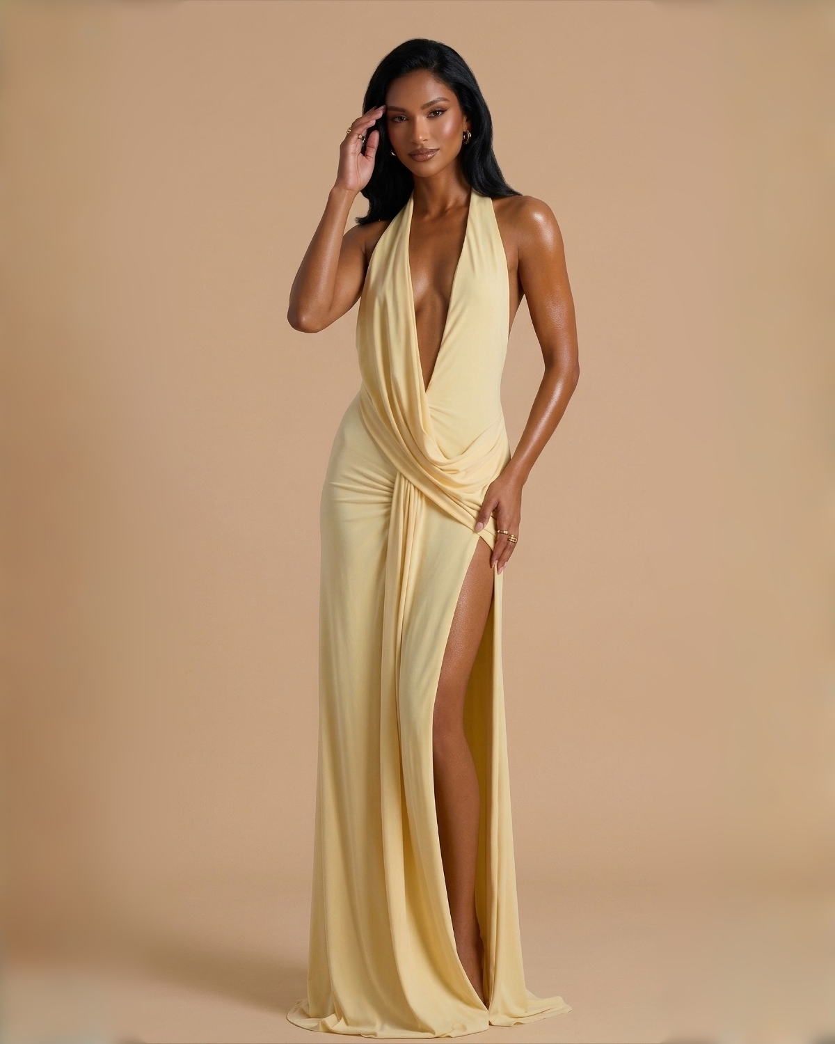 The Felicity Maxi Dress - Yellow