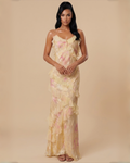 The Blossom Maxi Dress - Yellow