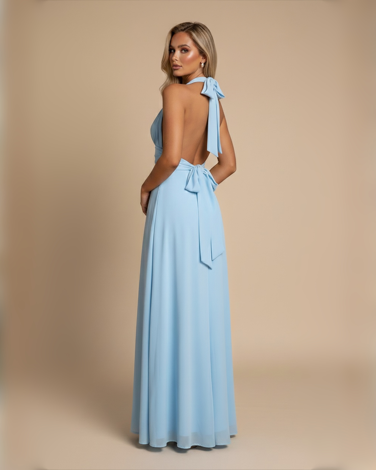 The Chloe Maxi Dress - Blue