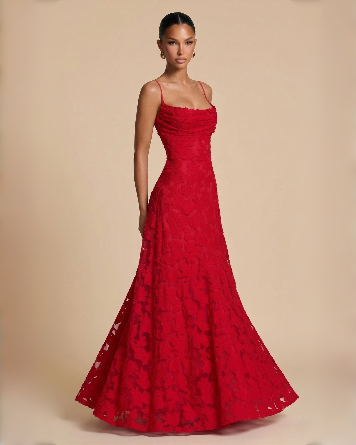 The Lola Maxi Dress - Red