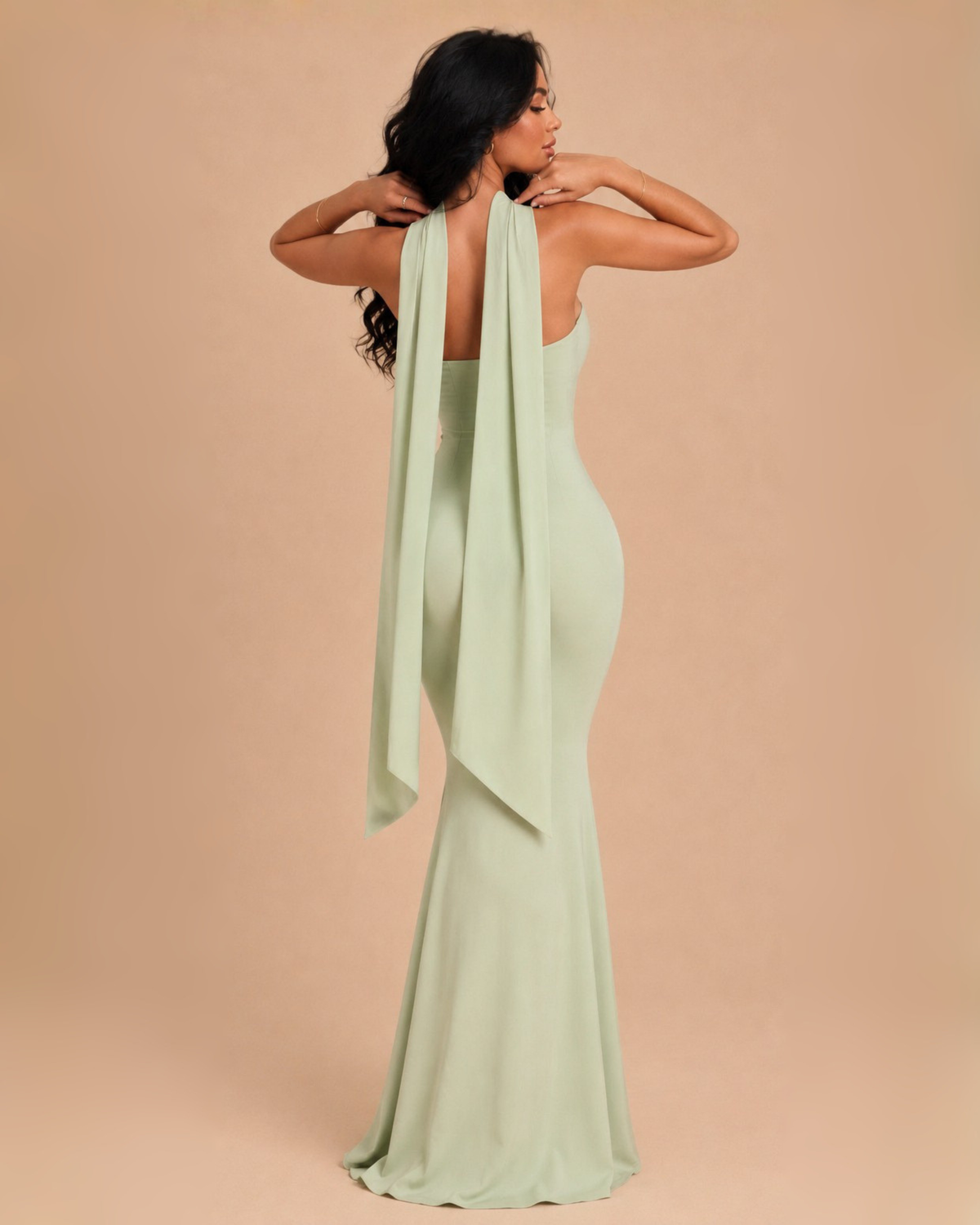 The Belsa Maxi Dress -  Green