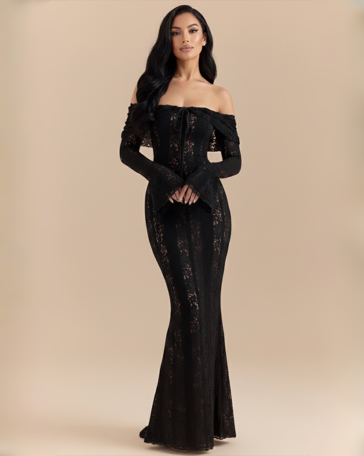 The Isabelle Maxi Dress - Black