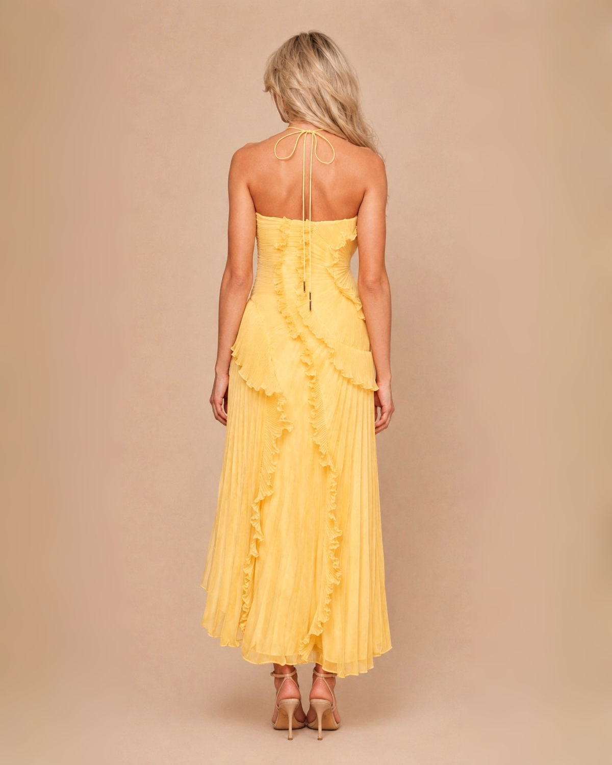 The Pamela Maxi Dress - Yellow