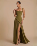 The Stephanie Maxi Dress - Olive