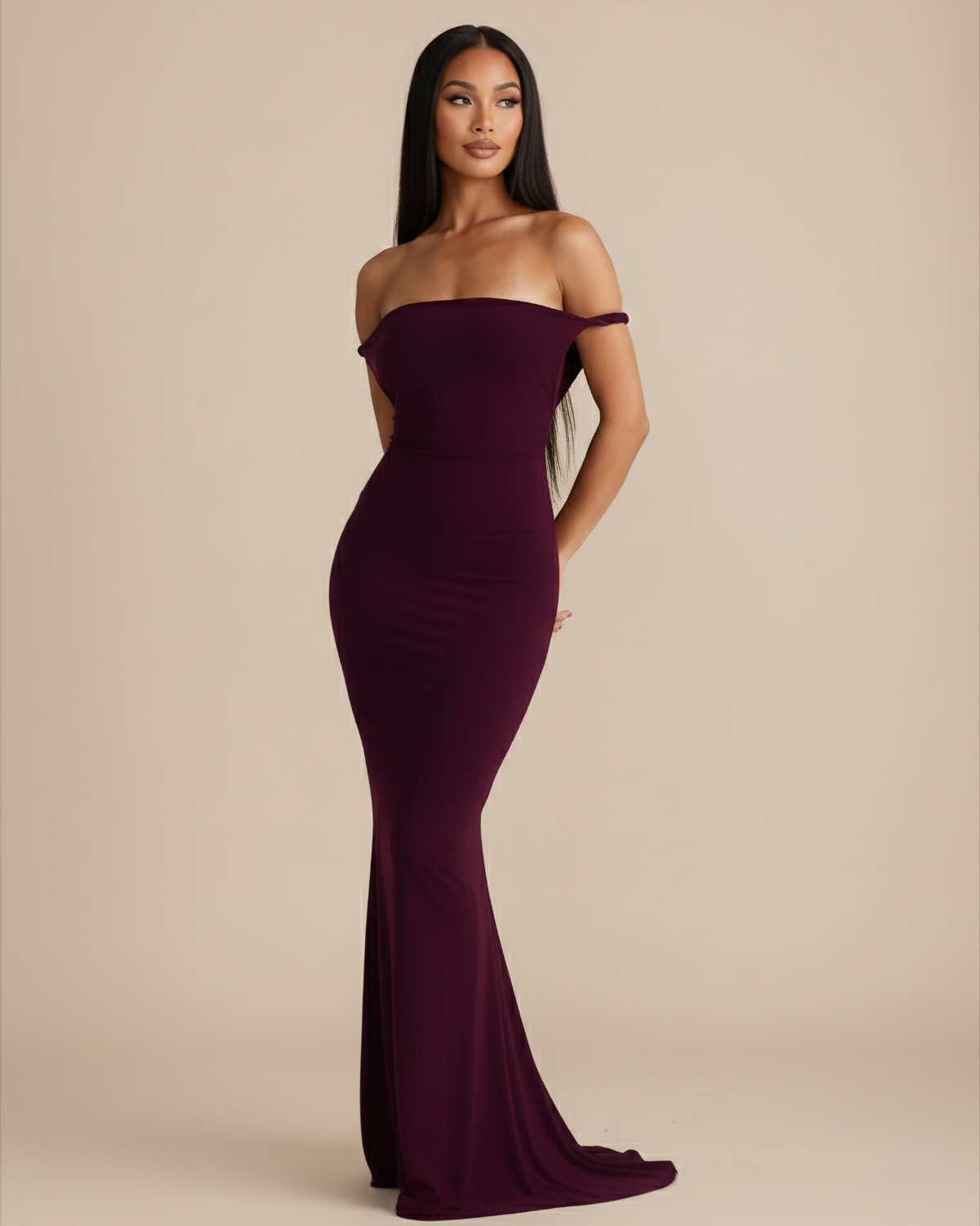 The Marina Maxi Dress - Purple