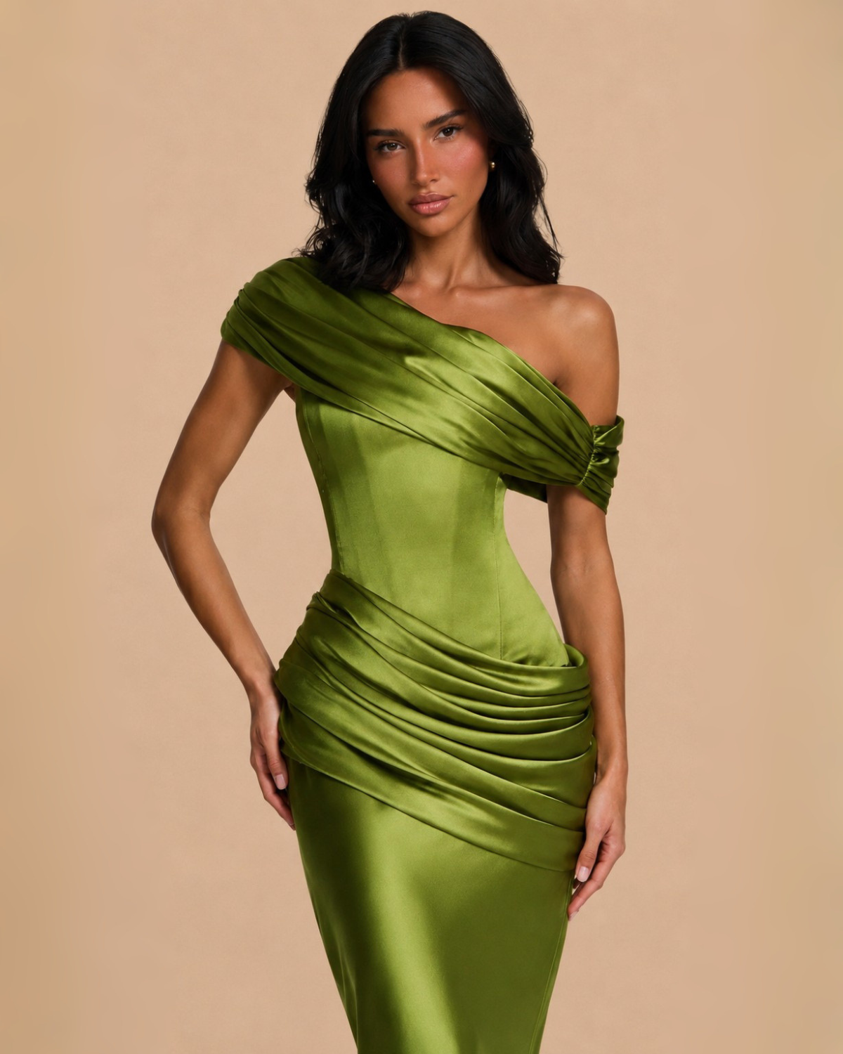 The Laverna Maxi Dress - Green