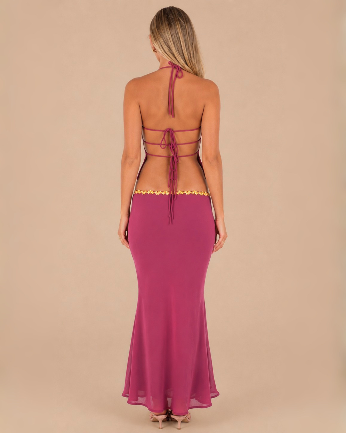 The Isla Skirt Set - Pink