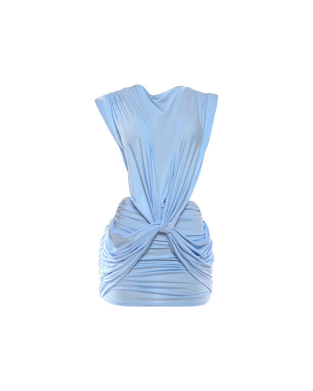 The Deja Mini Dress - Baby Blue