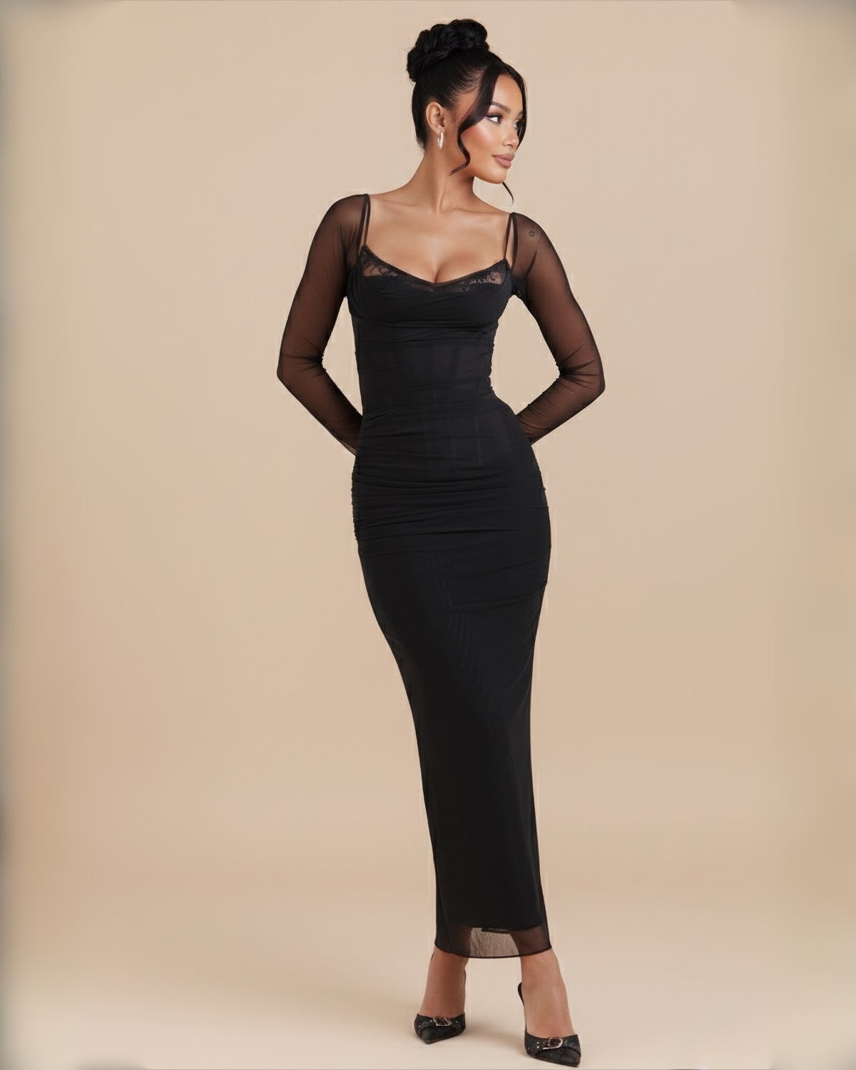 The Tamara Maxi Dress - Black
