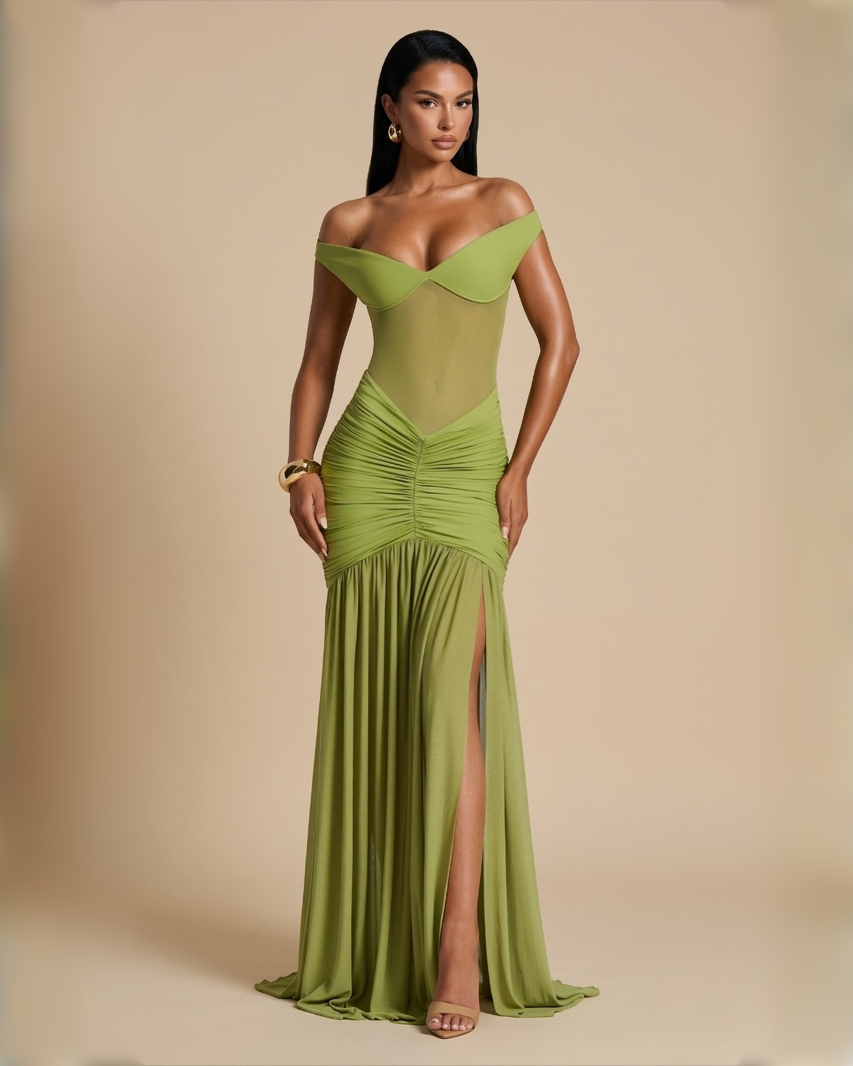 The Daphne Maxi Dress - Green