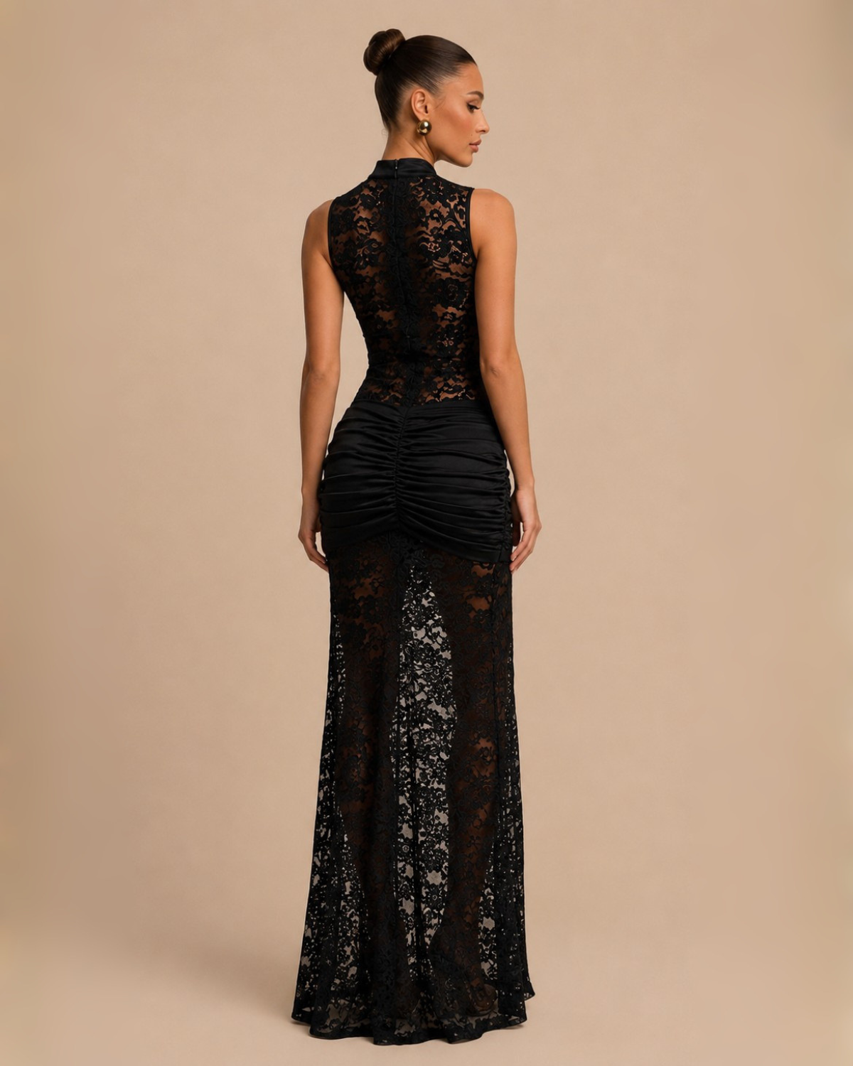 The Vivian Maxi Dress - Black