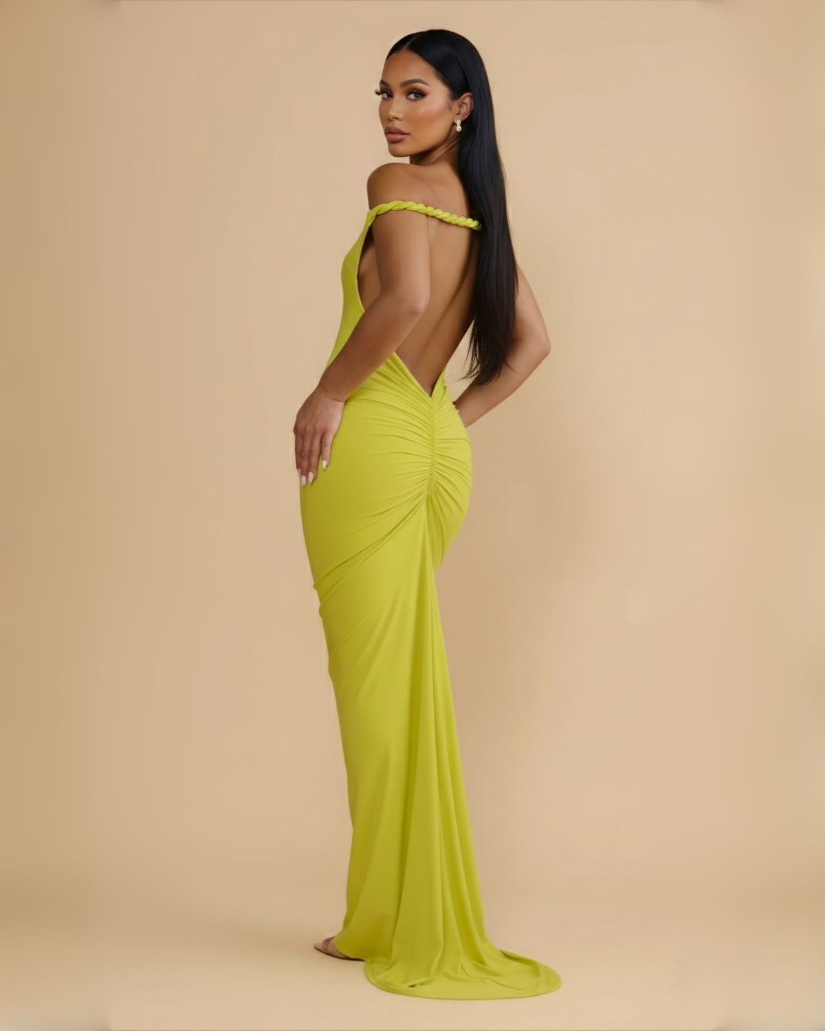 The Marina Maxi Dress - Noen Yellow