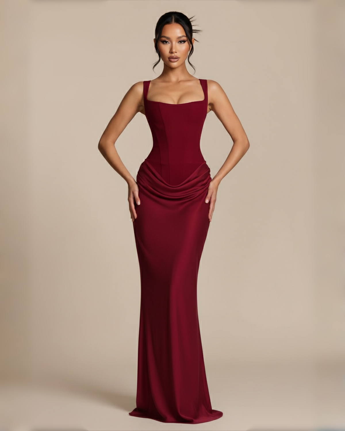 The Seraphina Maxi Dress - Red