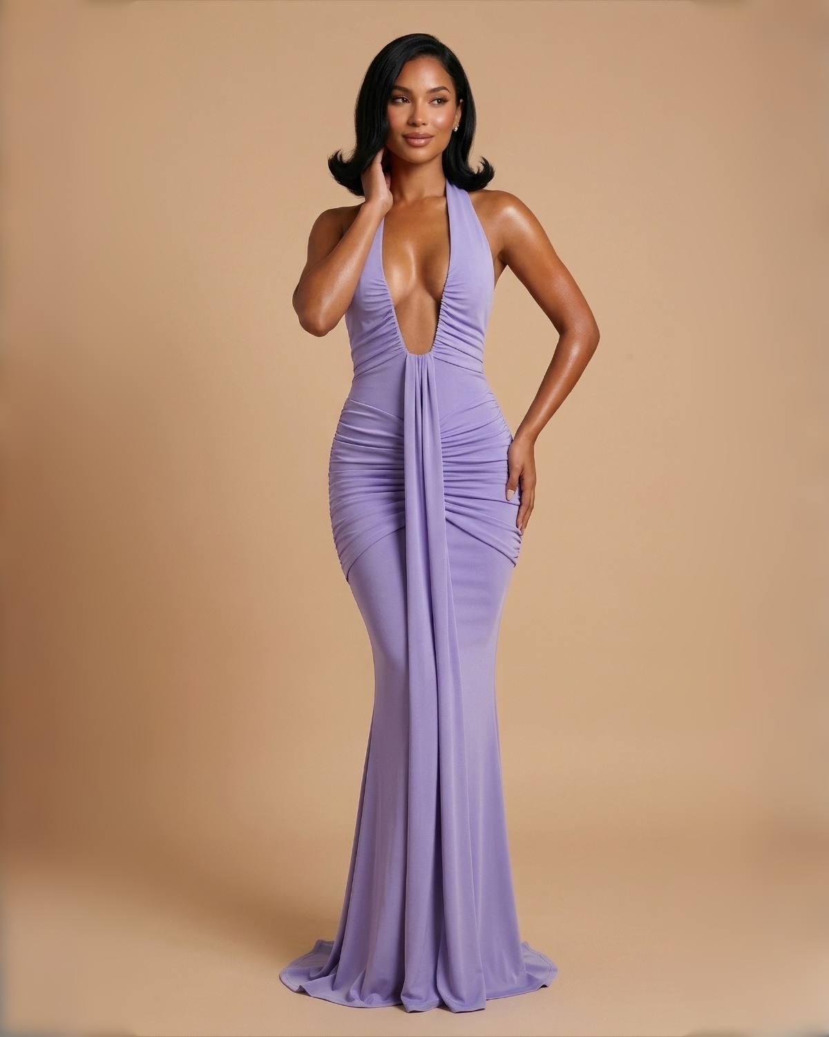 The Angelica Maxi Dress - Purple