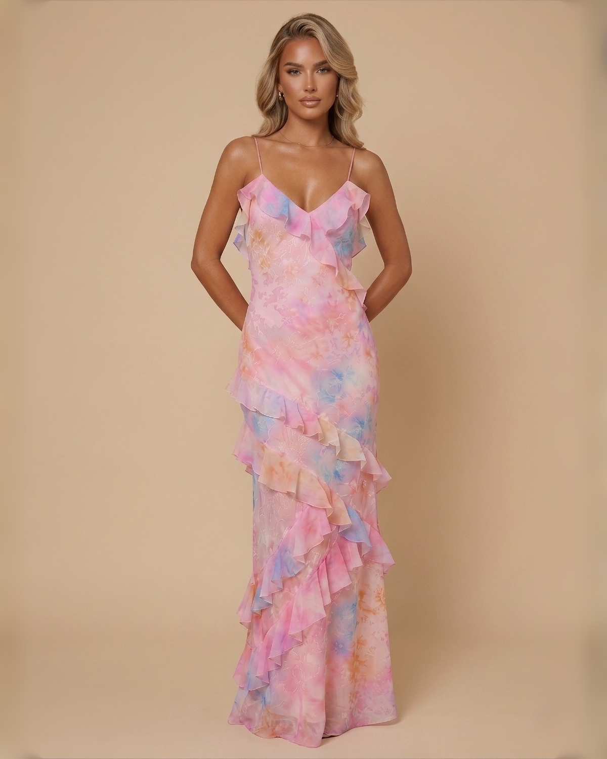 The Blossom Maxi Dress - Pink