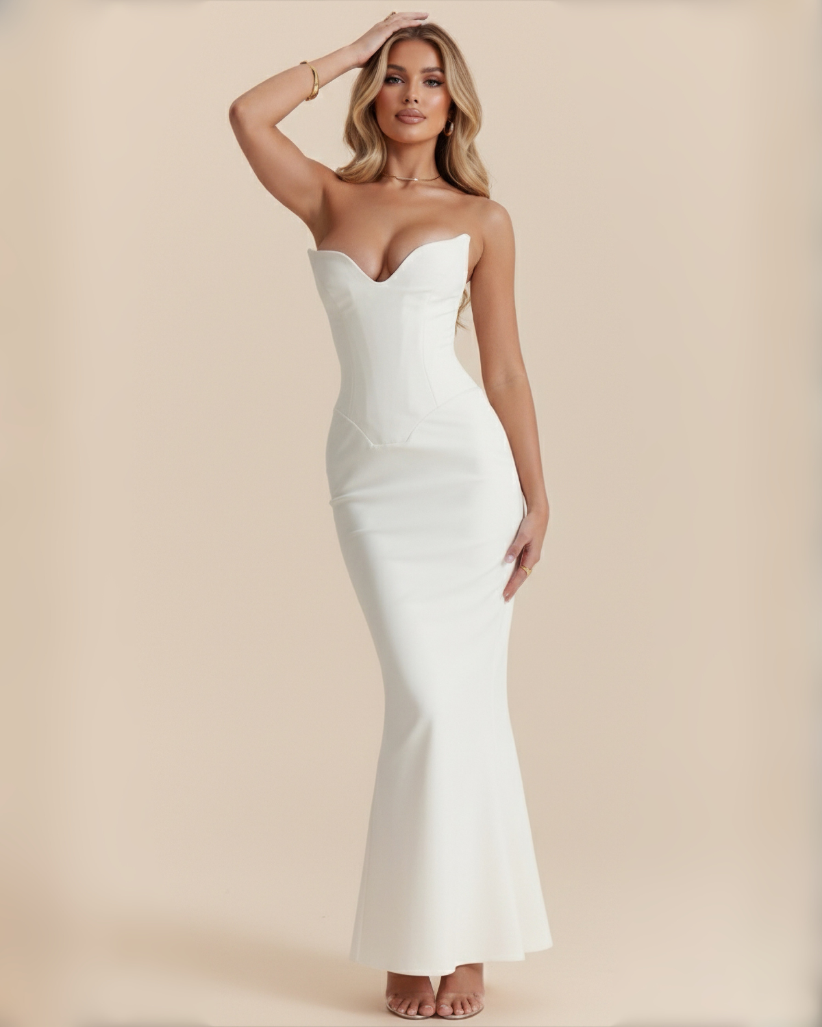 The Marianna Maxi Dress - White