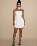 The Luna Mini Dress - White