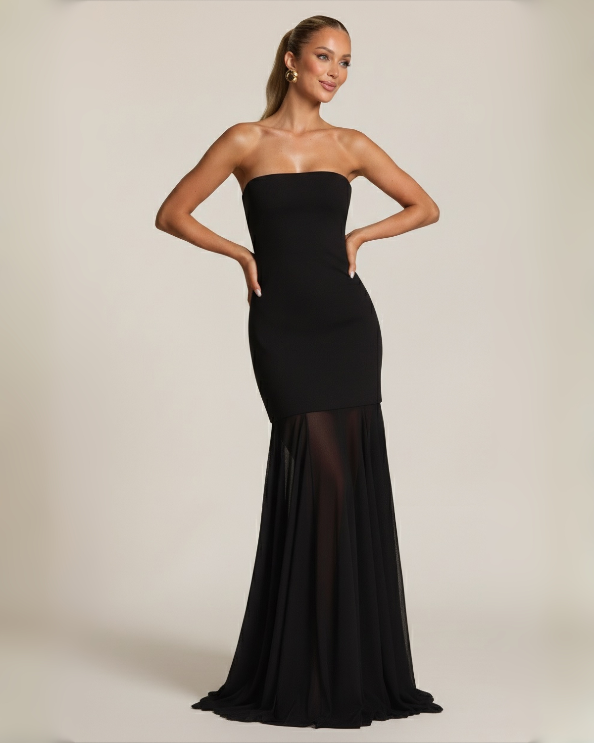 The Danya Maxi Dress - Black
