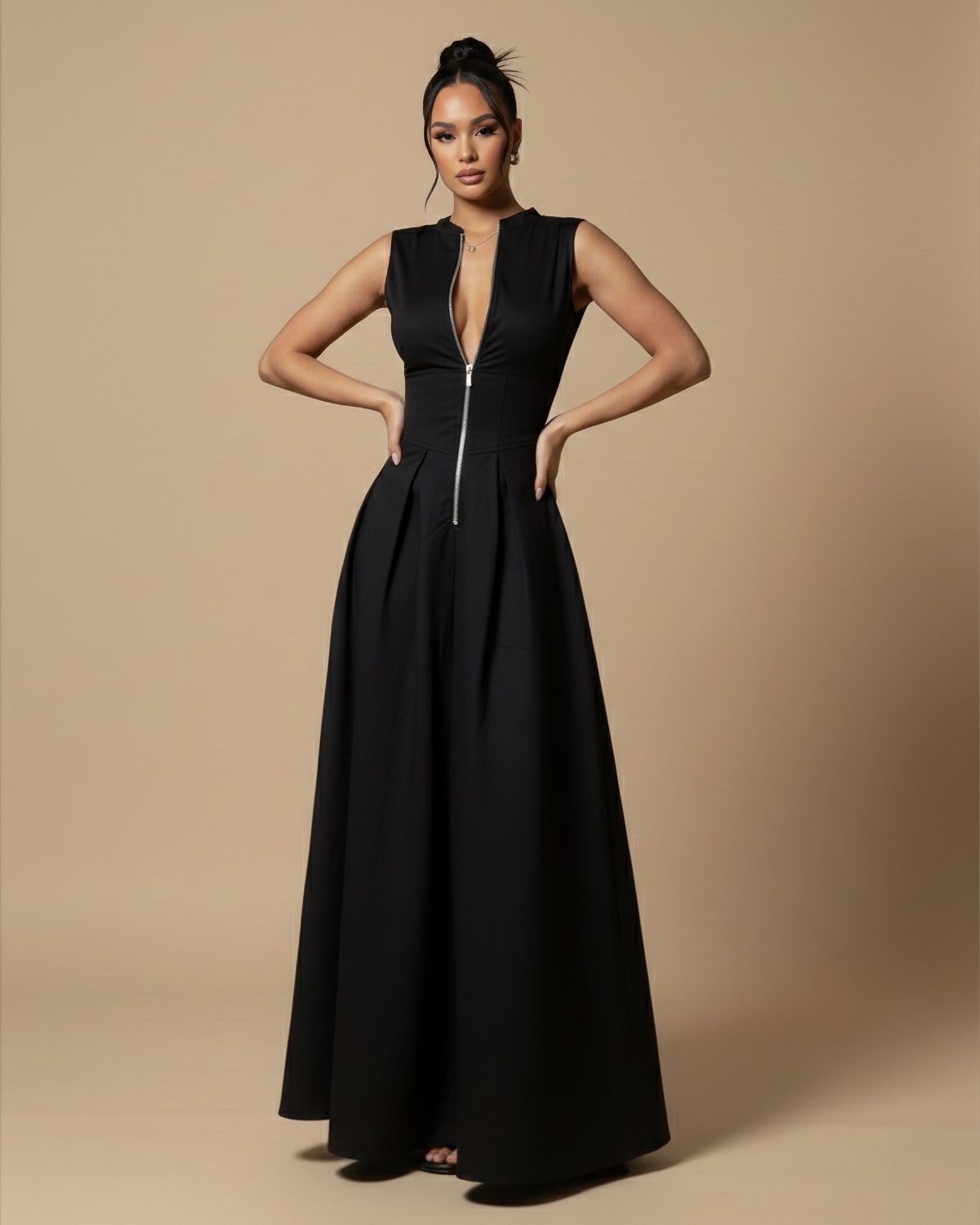 The Rona Maxi Dress - Black