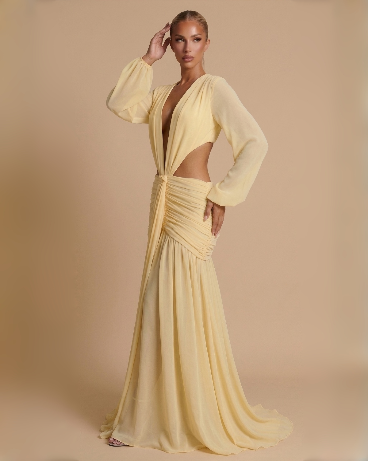 The Sasha Maxi Dress - Yellow