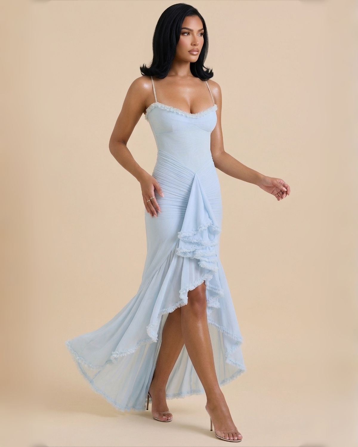 The Maliyah Maxi Dress - Baby Blue