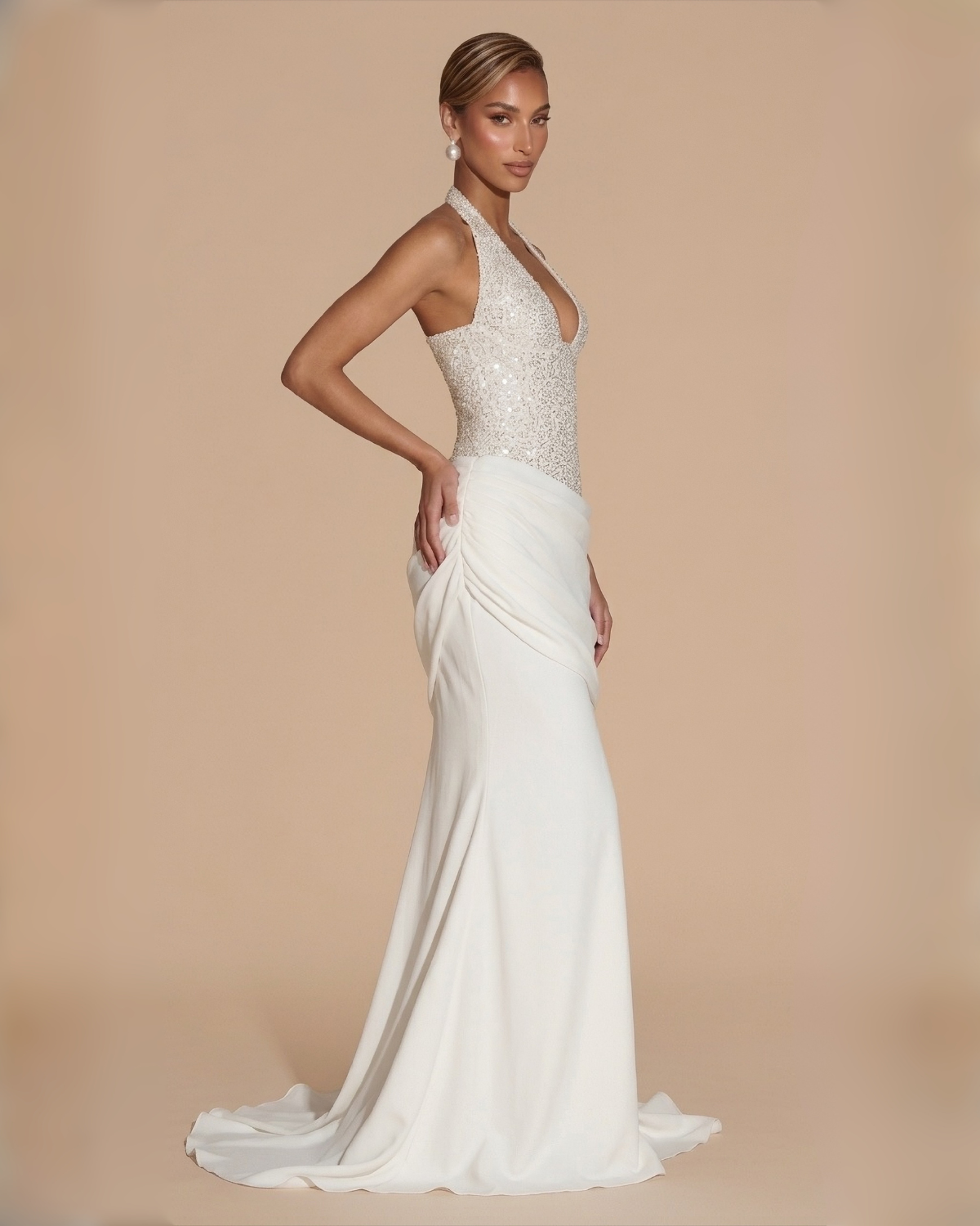 The Icelynn Maxi Dress - White