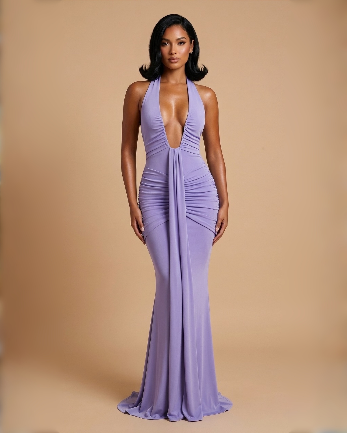 The Angelica Maxi Dress - Purple