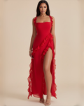 The Camille Maxi Dress - Red
