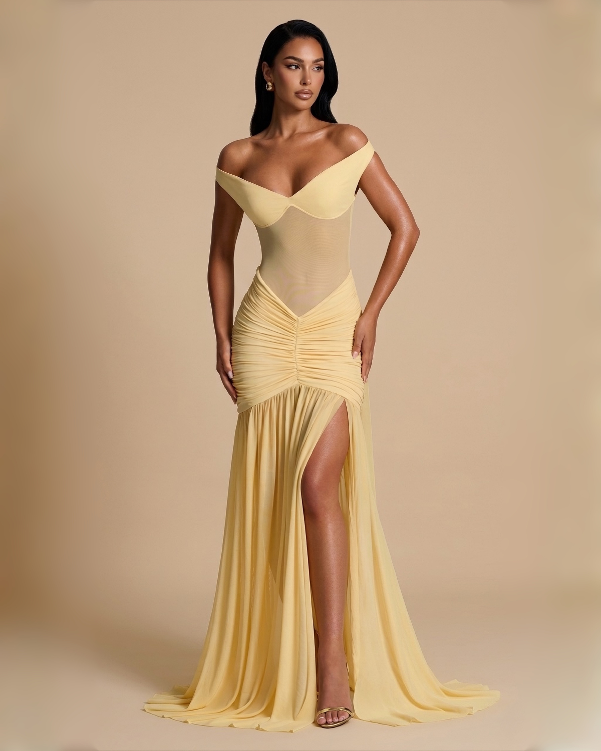 The Daphne Maxi Dress - Yellow