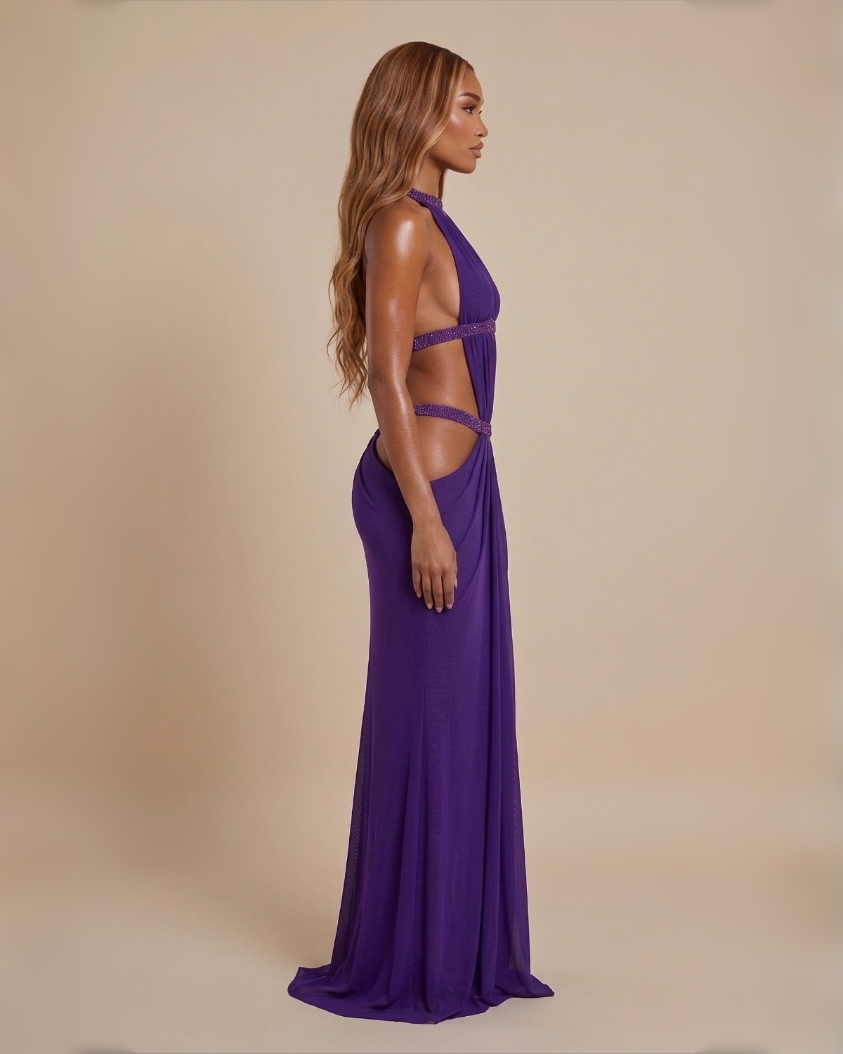 The Ruth Maxi Dress - Purple