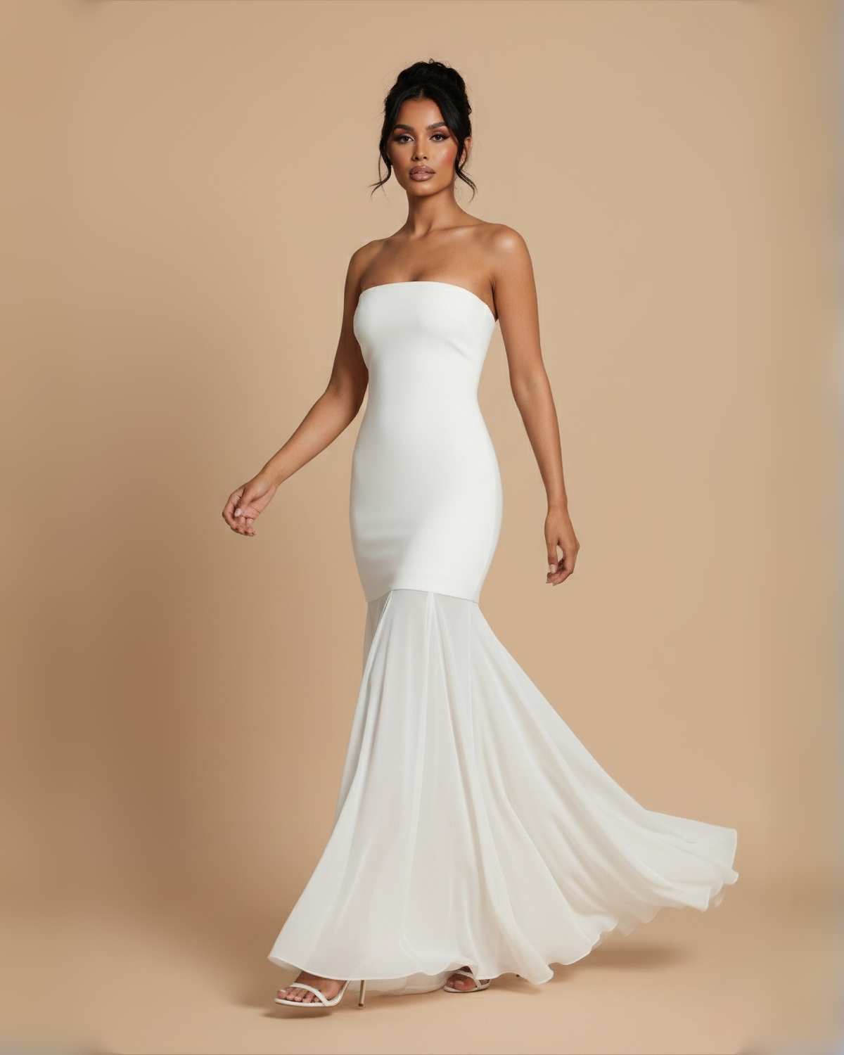 The Danya Maxi Dress - White