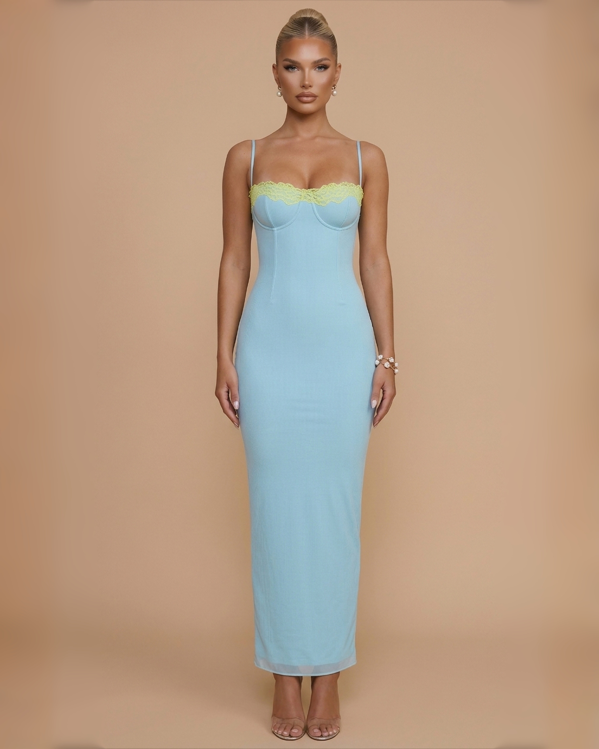 The Yaya Maxi Dress - Sky Blue
