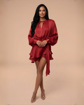 The Jade Mini Dress - Red