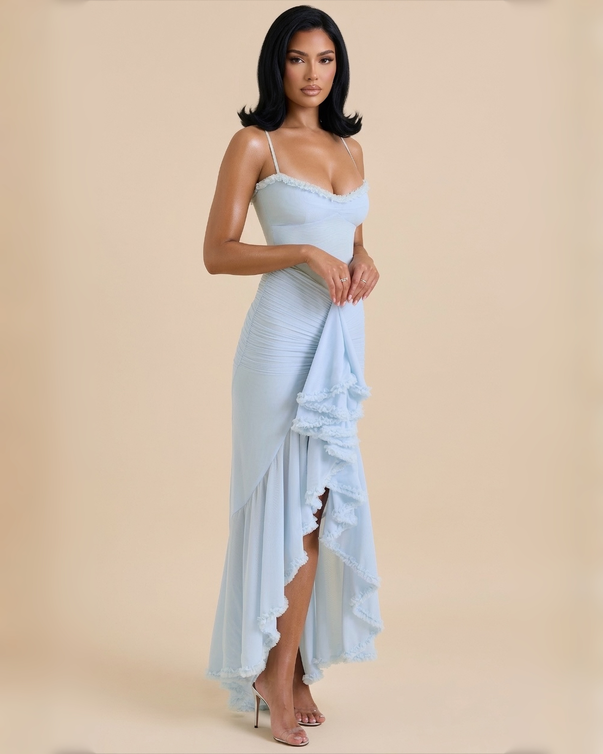 The Maliyah Maxi Dress - Baby Blue