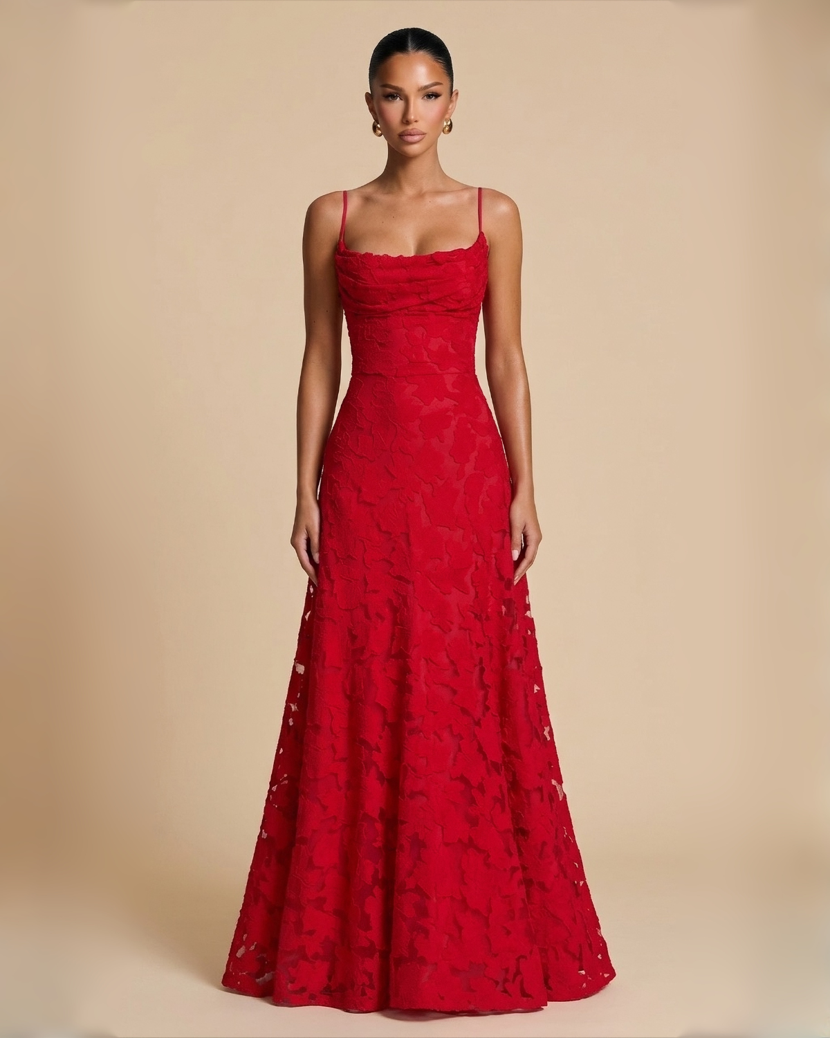 The Lola Maxi Dress - Red
