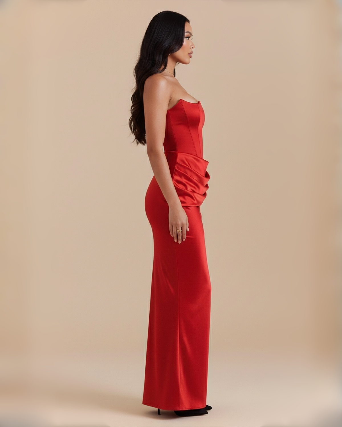 The Laura Maxi Dress - Red