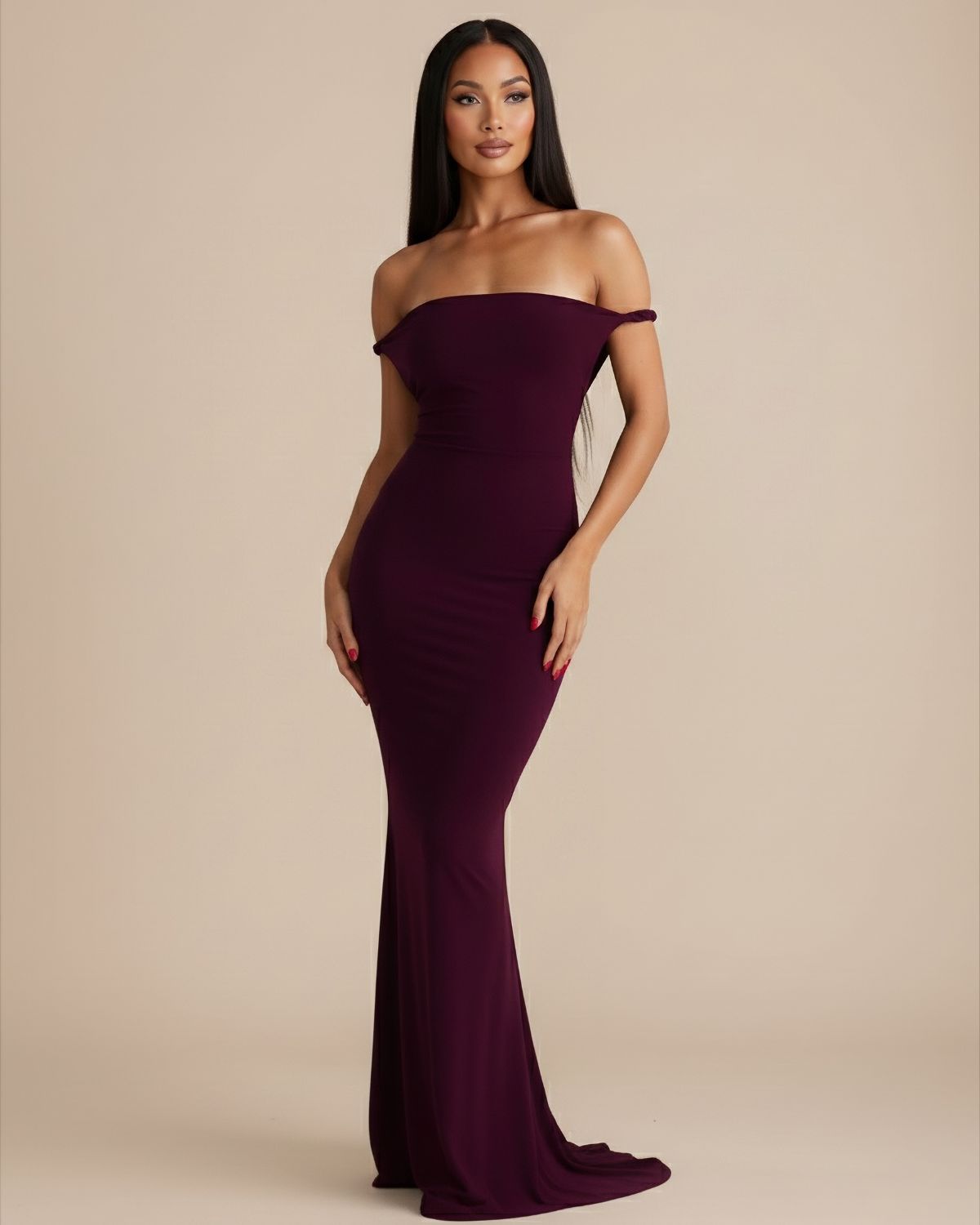 The Marina Maxi Dress - Purple