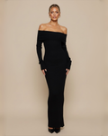 The Lia Maxi Dress - Black