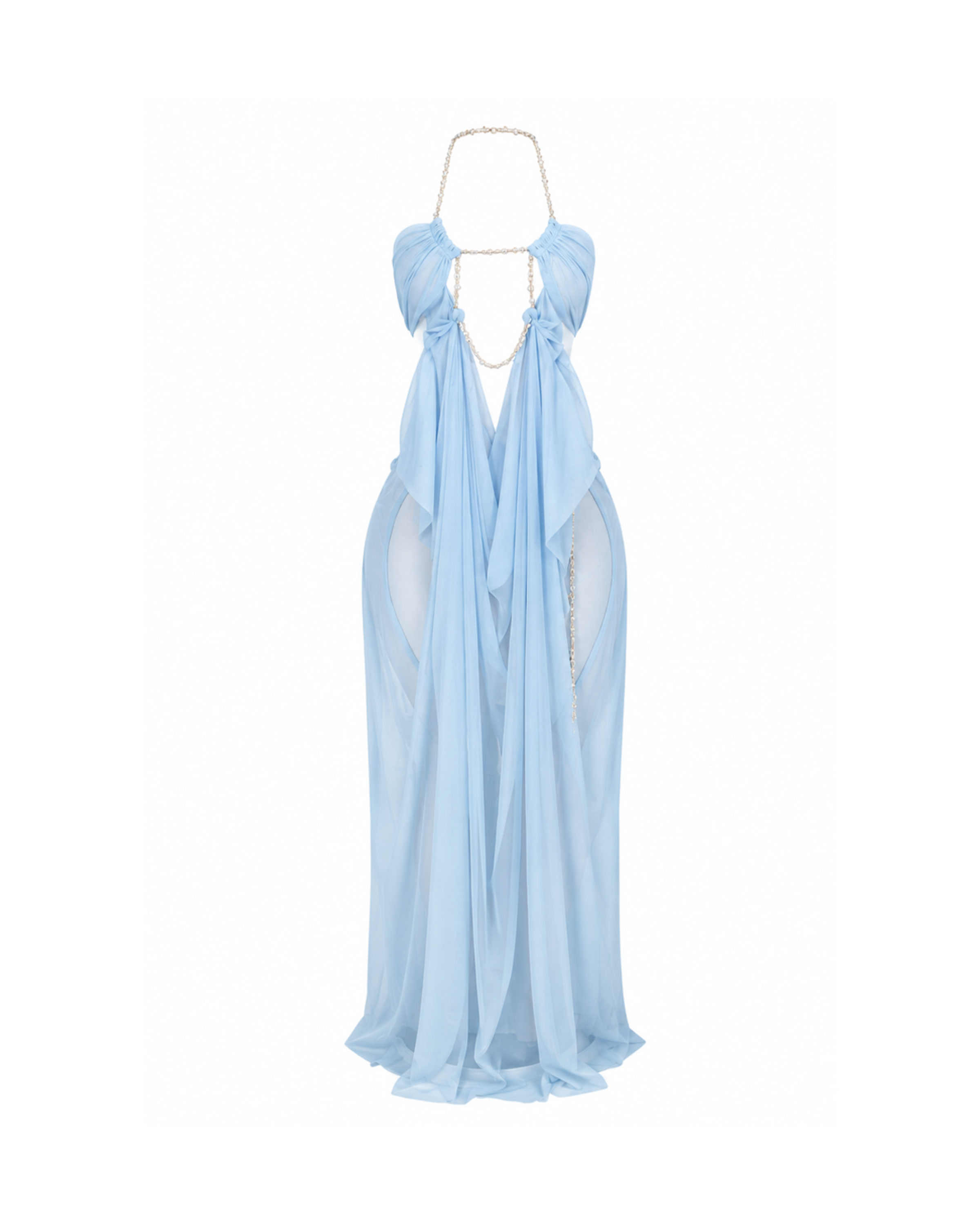 The Kiana Maxi Dress - Baby Blue
