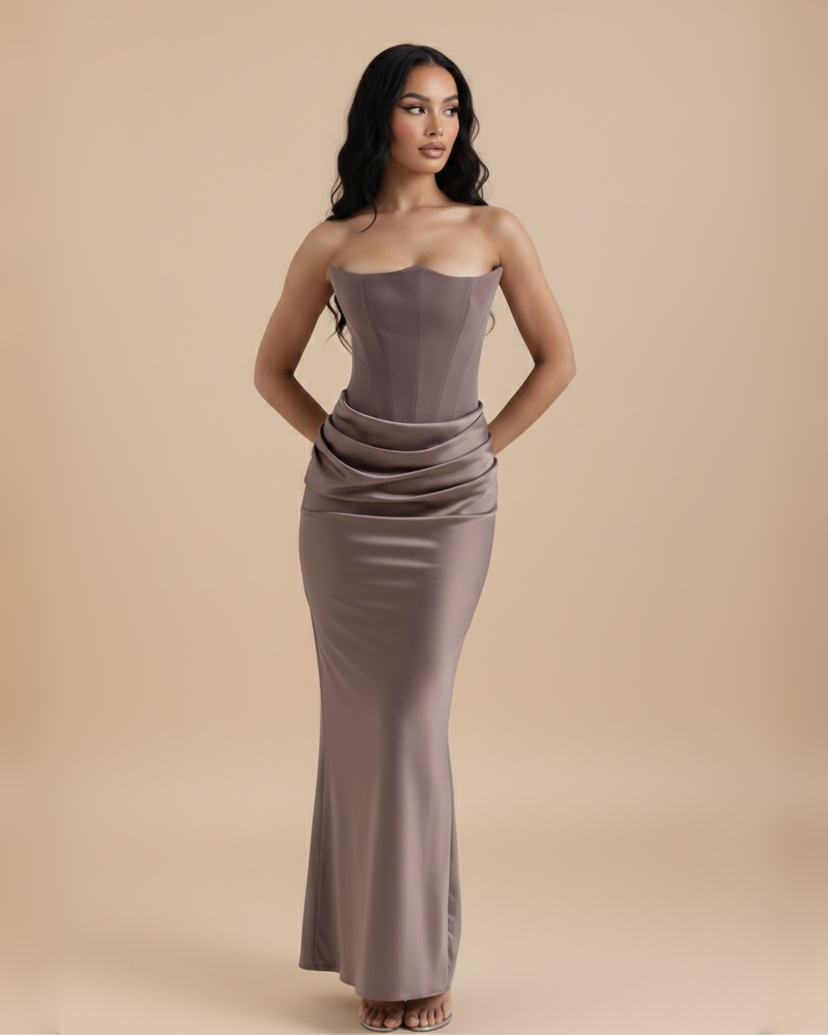 The Laura Maxi Dress - Grey