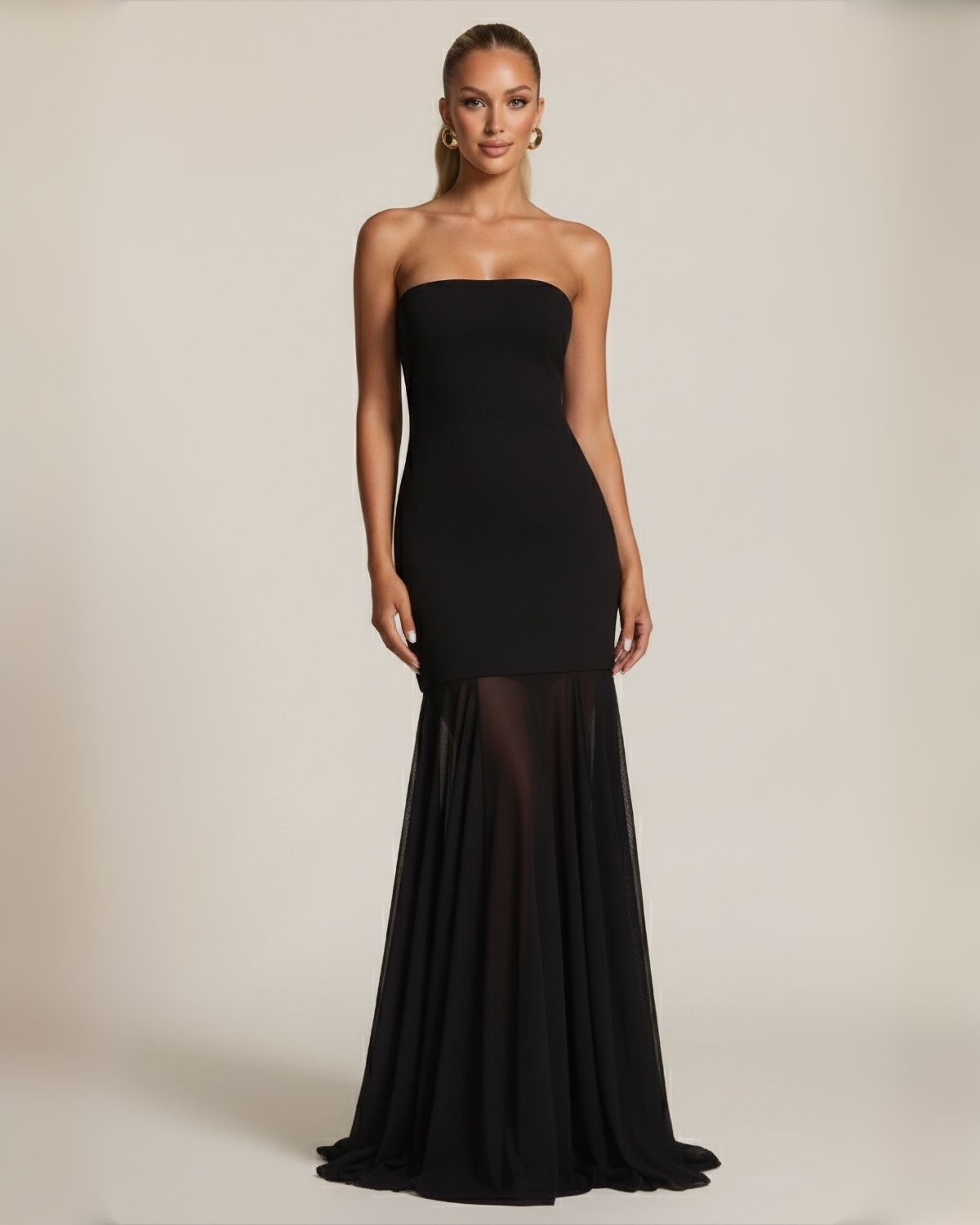 The Danya Maxi Dress - Black