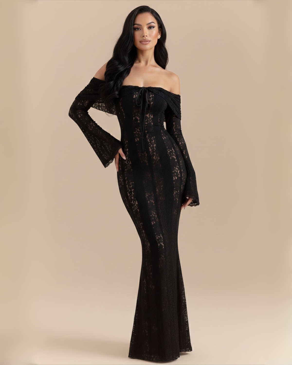 The Isabelle Maxi Dress - Black
