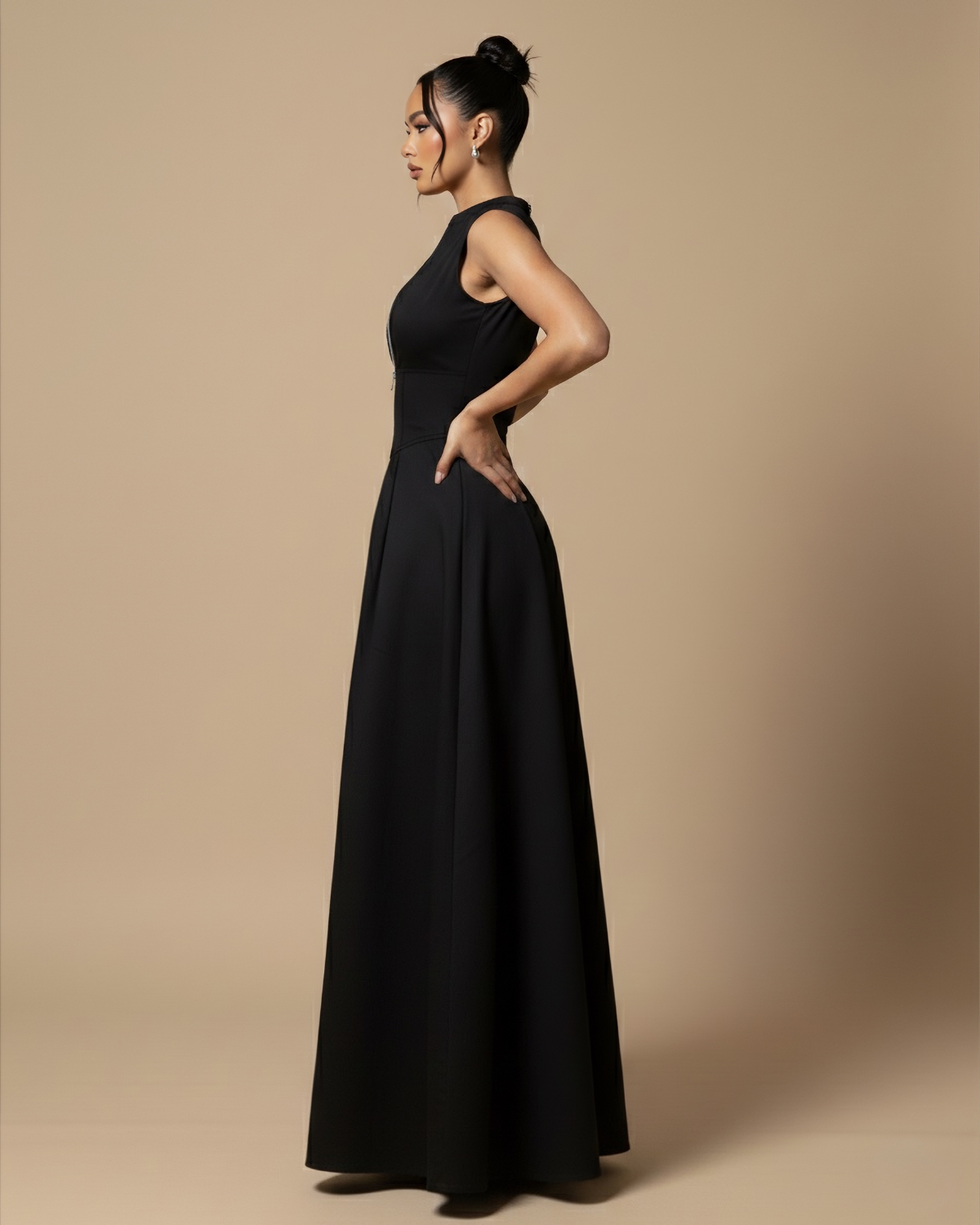 The Rona Maxi Dress - Black