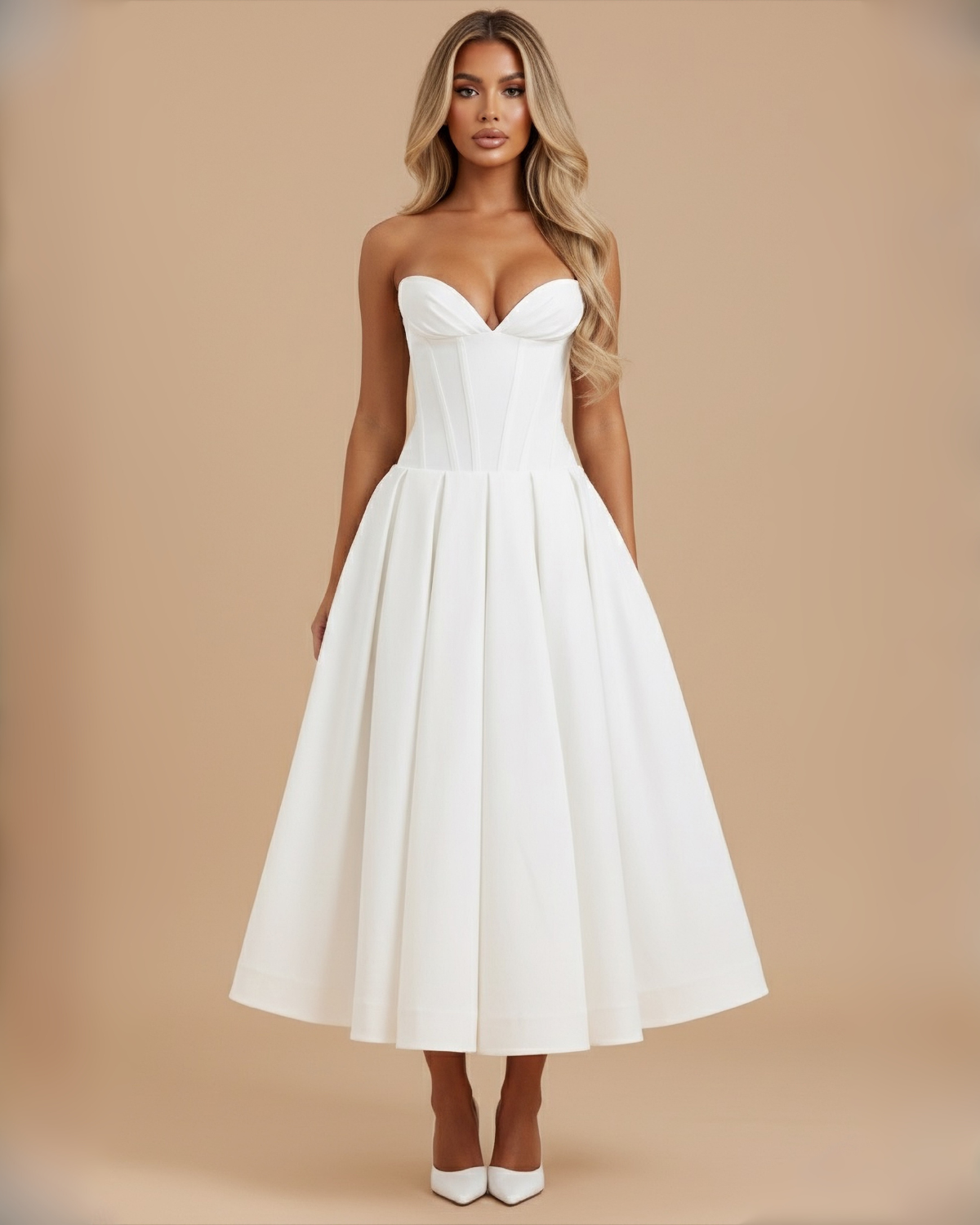 The Josephine Maxi Dress - White