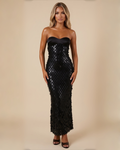 The Celeste Maxi Dress - Black
