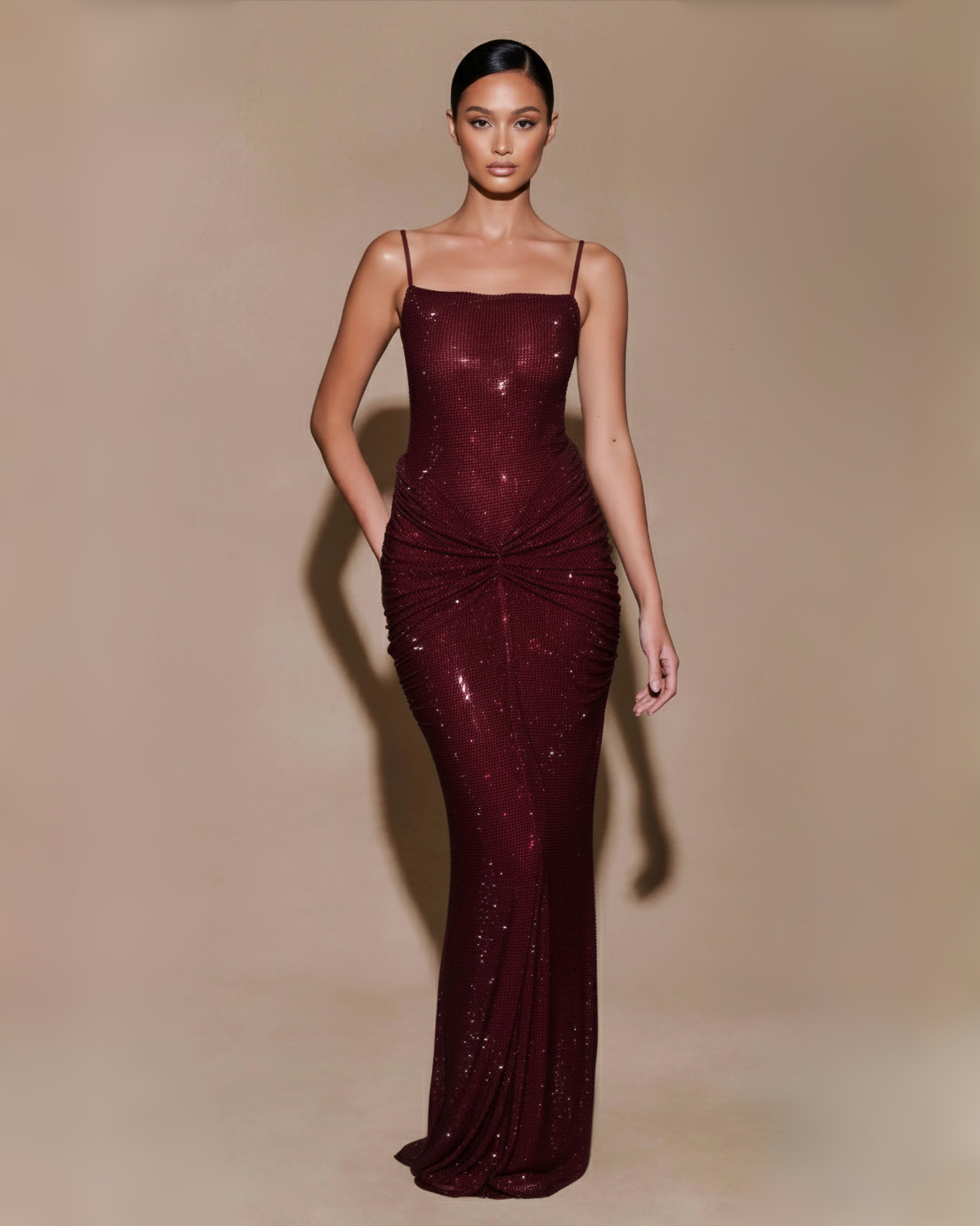 The Valentina Maxi Dress - Red