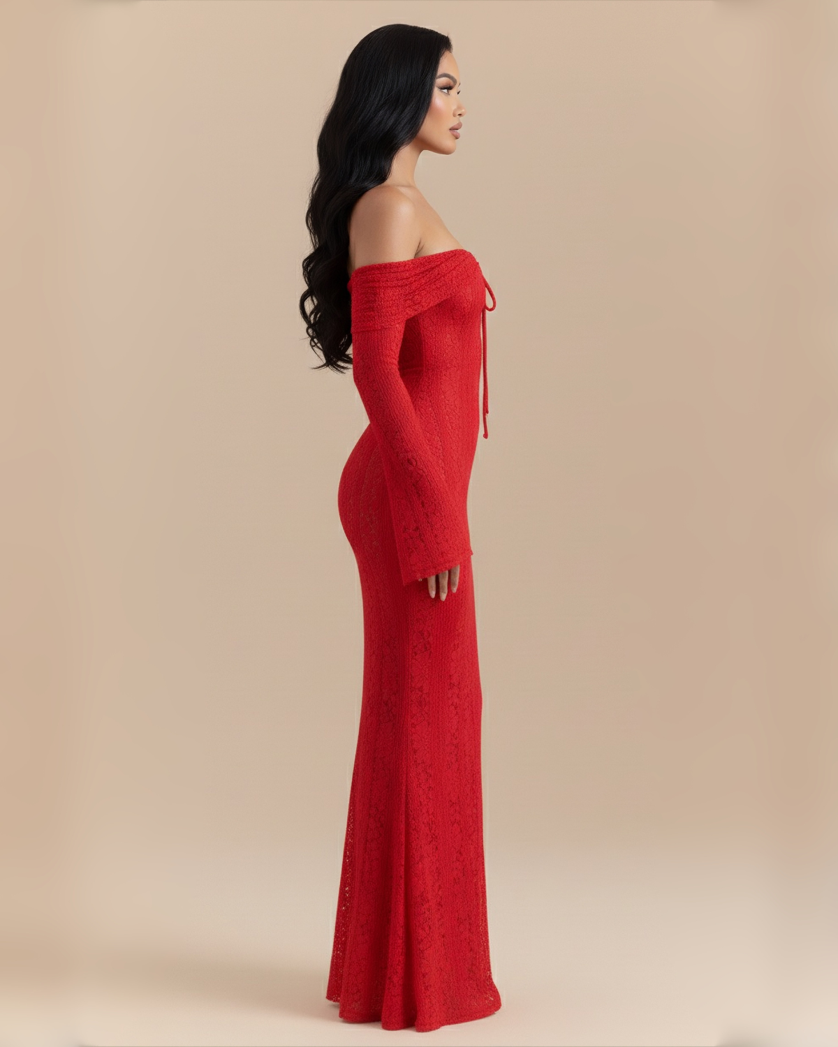 The Isabelle Maxi Dress - Red