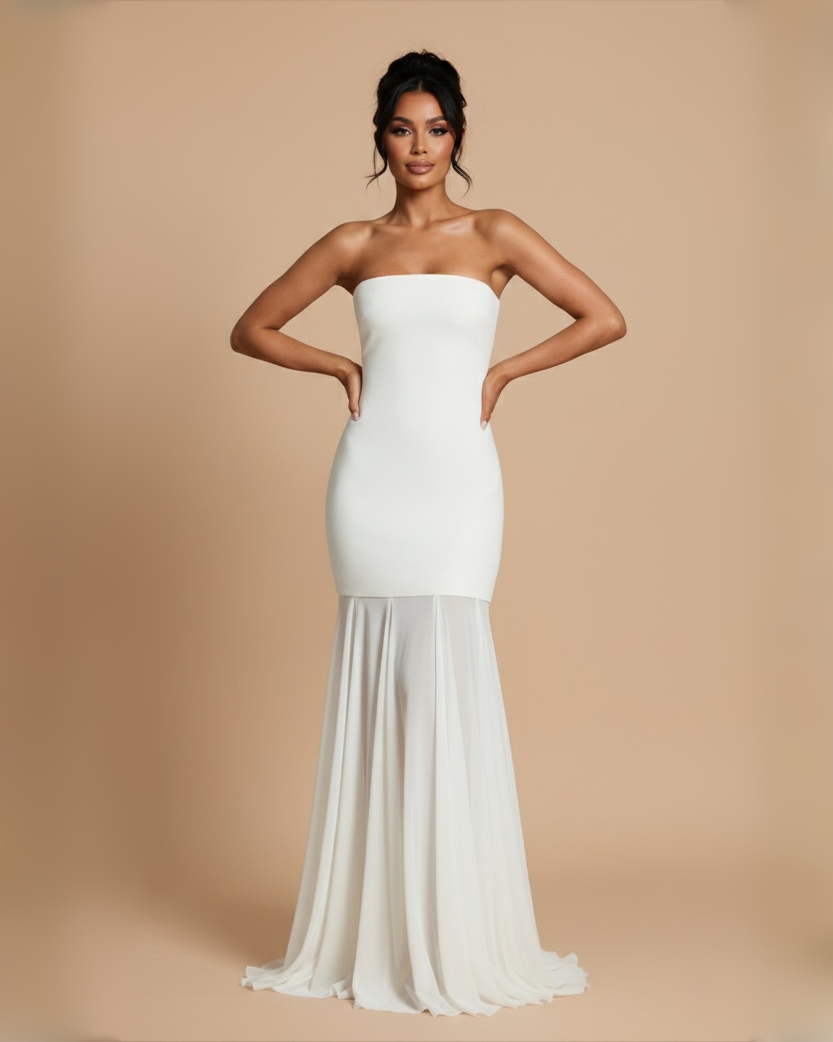 The Danya Maxi Dress - White
