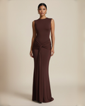 The Serenity Maxi Dress - Brown